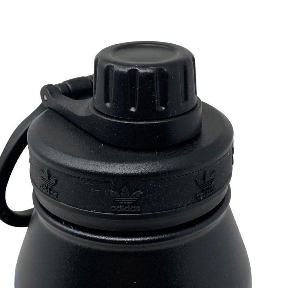 Adidas STEEL METAL BOTTLE 1L Trefoil Black White Tumbler - Picture 3 of 7